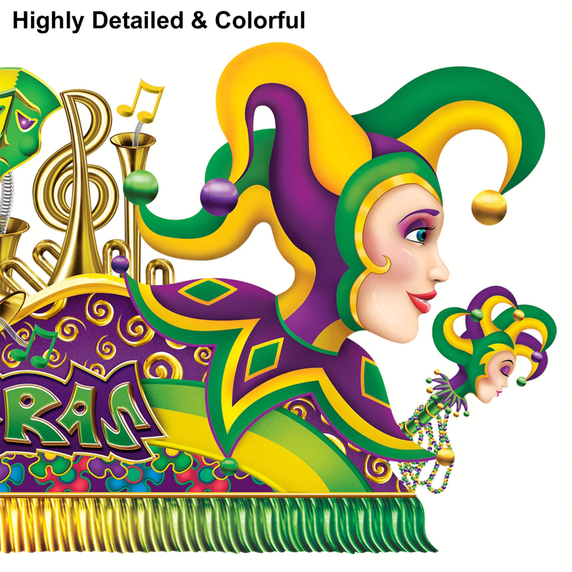 Beistle Mardi Gras Float Props Set
